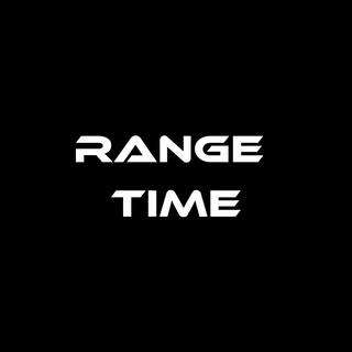 range time white text  on black background