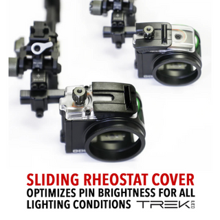 CBE TREK PRO SIGHT .019 closeup on white background