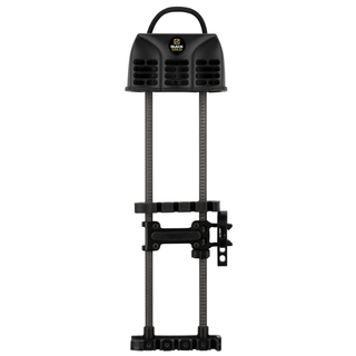 black quiver on a white background