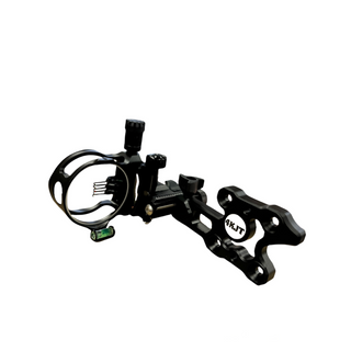 angled view of sight on white background