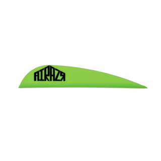 Green fletchIng  with 'AIRAZR' branding on a white background