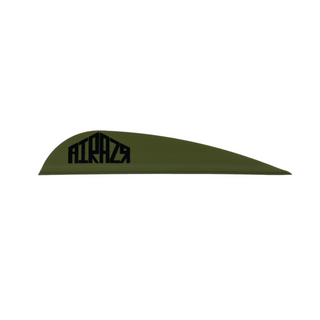 Green fletchIng  with 'AIRAZR' branding on a white background