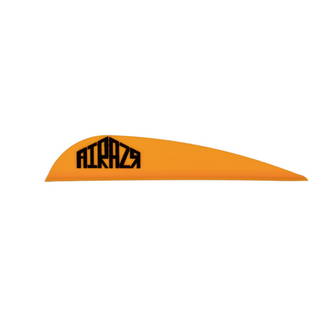 Orange fletchIng  with 'AIRAZR' branding on a white background