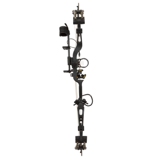 compound bow on a white background