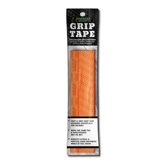 Orange archery grip tape with packaging on a white background