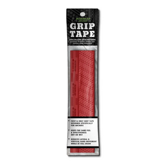 Red archery grip tape with packaging on a white background