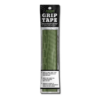 Grip tape packaging with text on a white background
