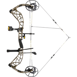Compound bow on a white background