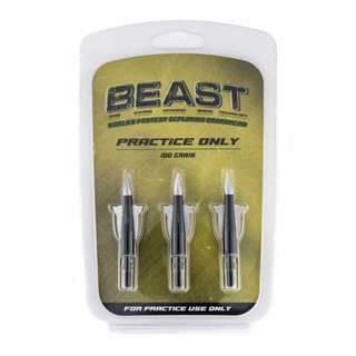 BEAST BROADHEADS 3PK PRACTICE TIPS