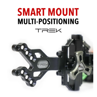 closeup of archey sight on a white background