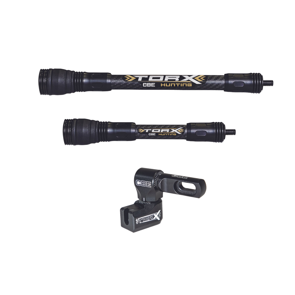 Stabilisateur De Tir à L'Arc CBE Torx Hunting 7" – Fibre De Carbone – Modèle CBE-AC-TX75 – Neuf