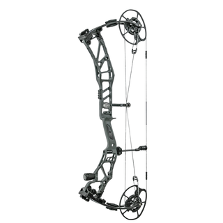 Compound bow on a white background