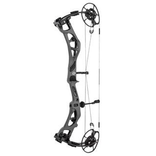 Compound bow on a white background
