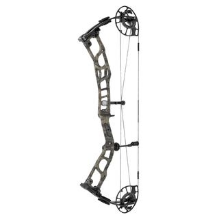 Compound bow on a white background