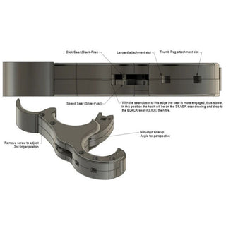 IBEX HINGE RELEASE - MED - EVOLUTION OUTDOORS - Barefoot Archery