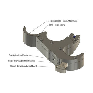SHADOW BUTTON RELEASE - MED - EVOLUTION OUTDOORS - Barefoot Archery