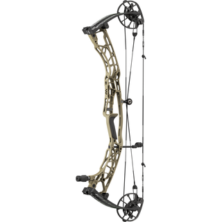 Compound bow on a white background