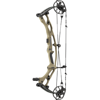 Compound bow on a white background