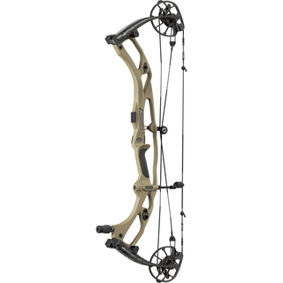 Compound bow on a white background