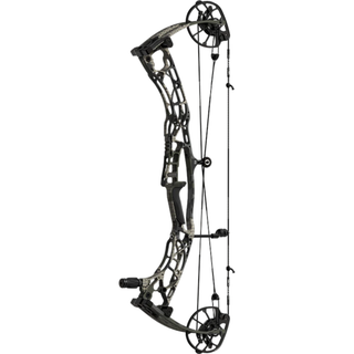 Compound bow on a white background