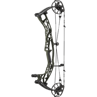 Compound bow on a white background