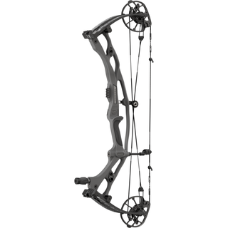 Compound bow on a white background