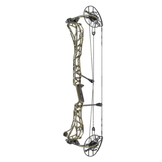 Compound bow on a white background