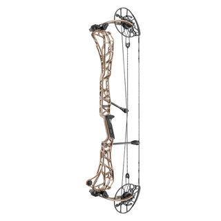 Compound bow on a white background