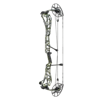 Compound bow on a white background