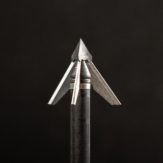 broadhead on a black background