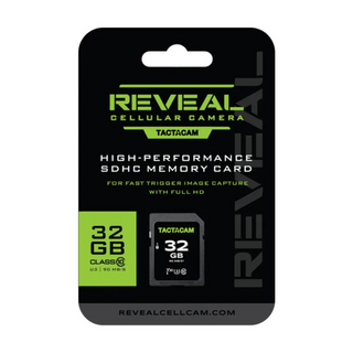 TACTACAM SDHC 32GB MEMORY CARD in package on white background