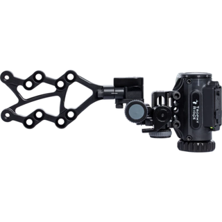 Black bow sight on a white background