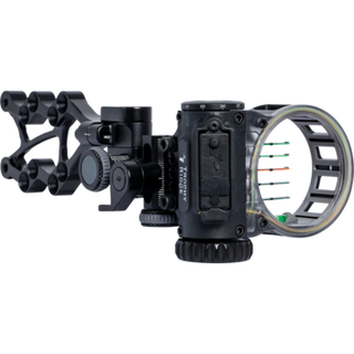 Black bow sight on a white background