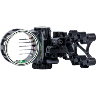 Black bow sight on a white background