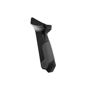 black and gray grip on a white background