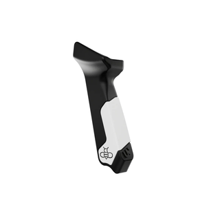 Black and white grip on a white background