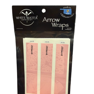 BAREFOOT LOGO ARROW WRAPS - WHITE WATER ARCHERY