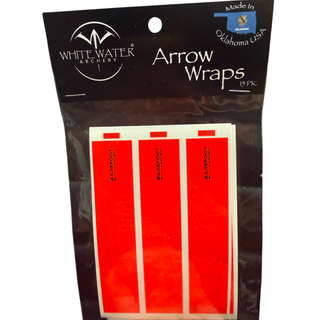 BAREFOOT LOGO ARROW WRAPS - WHITE WATER ARCHERY