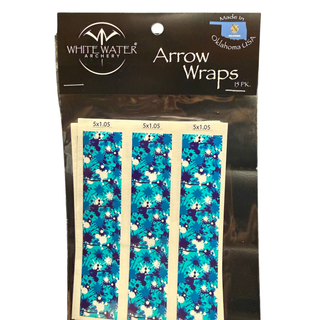 BAREFOOT LOGO ARROW WRAPS - WHITE WATER ARCHERY