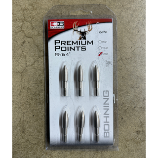 Bohning premium points 19/64" in package on cement background