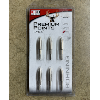 Bohning premium points in package on cement background