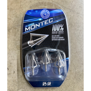 The original Montec 125g in package on cement background