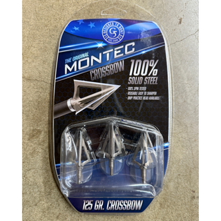 The original Montec crossbow in package on cement background
