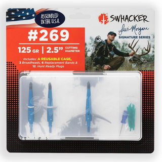 Swhacker Levi Morgan signature series #269 in package on white background