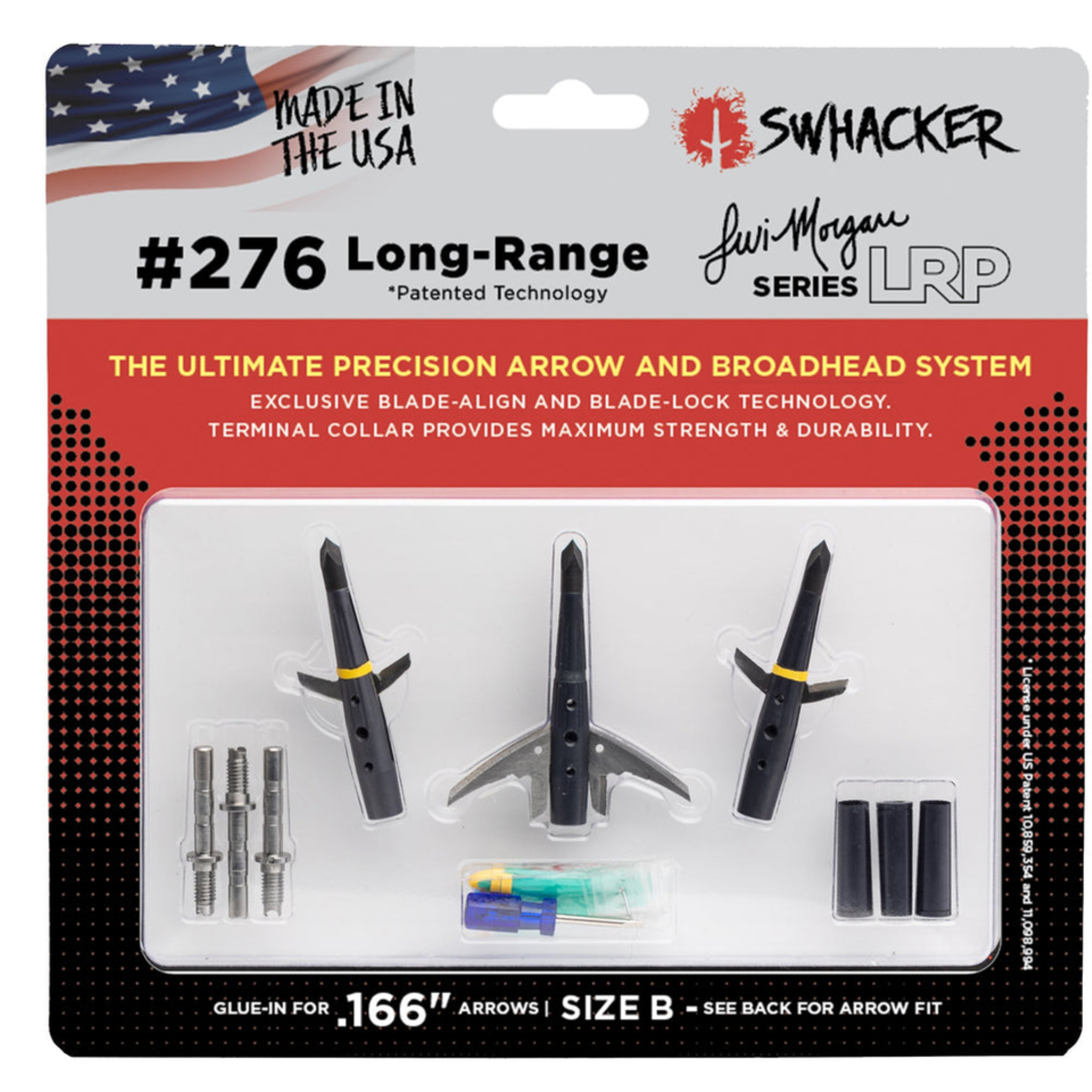 LEVI MORGAN SWHACKER #276 LONG RANGE BROADHEADS – Barefoot Archery LEVI MORGAN SWHACKER #276 LONG RANGE BROADHEADS – Barefoot Archery